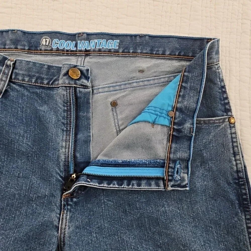 Wrangler Cool Vantage Jeans Men's 35x32‎ Regular Fit Cowboy Cut 47MCVLS EUC LN